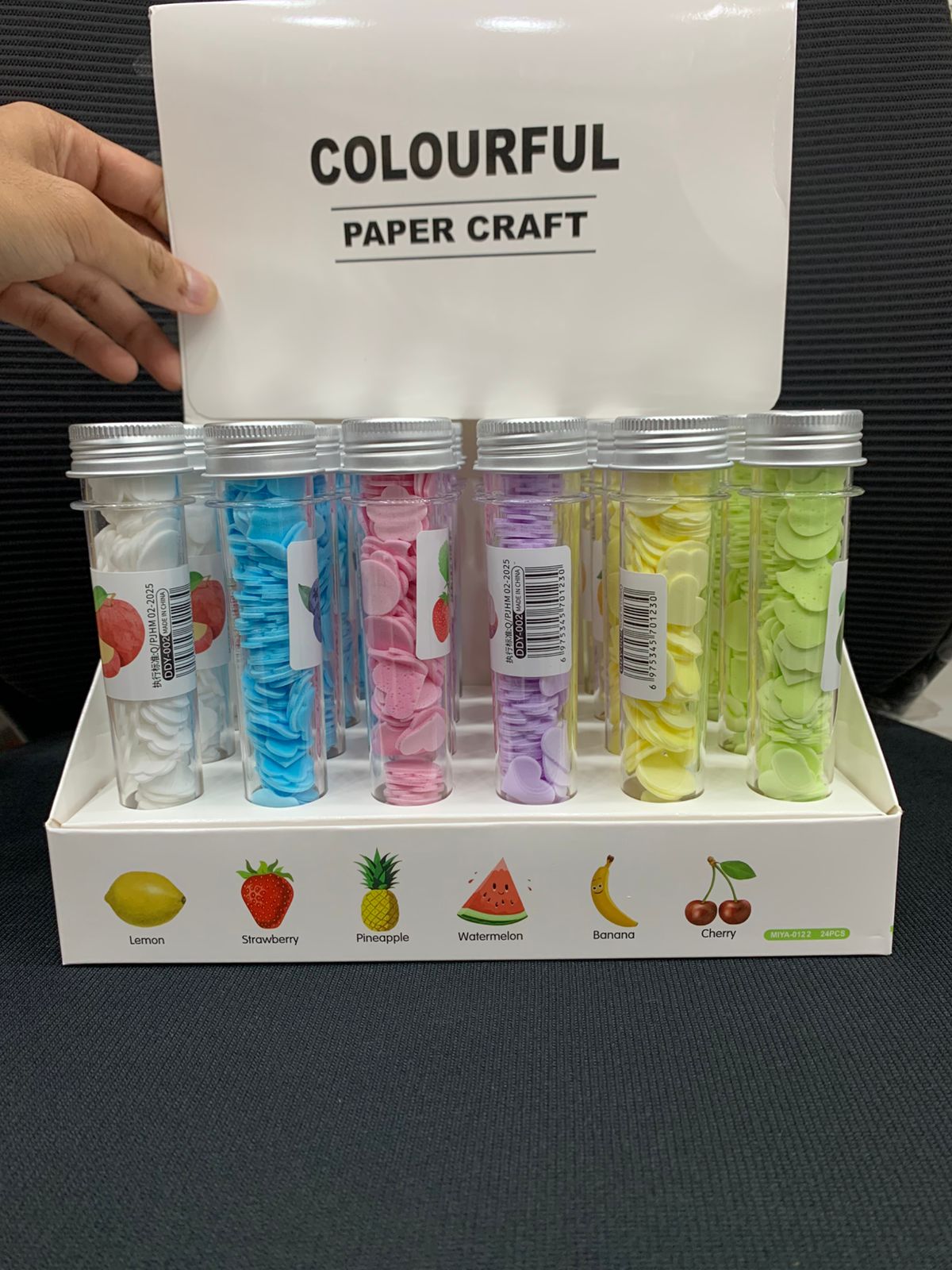 100 PCS Disposable Flower Paper Soap with Portable Tube �Multi-Color Travel Sheets for Hand Washing & Outdoor Use- Random Color