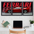 3 Pc Ferrari Wall D?or Photo Tiles | Low Quality