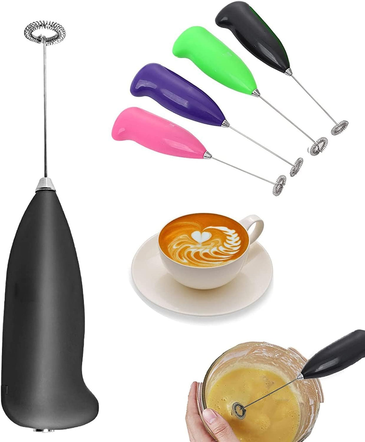 Cell Operated Coffee Beater Milk Drink Egg – photo 1