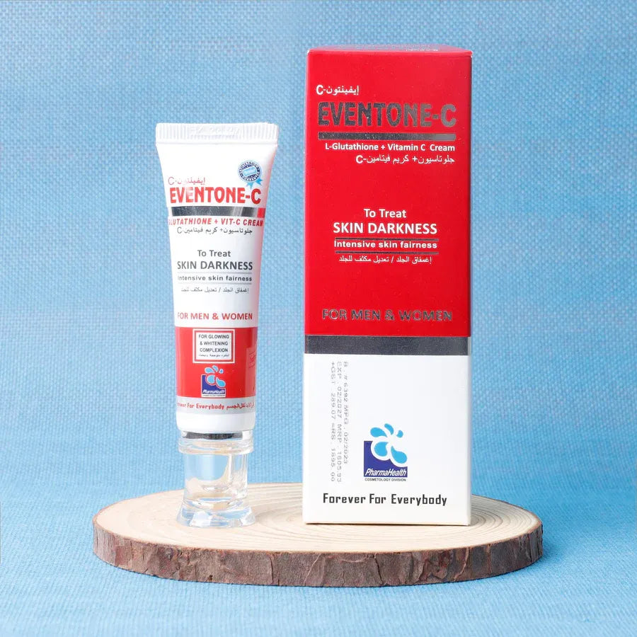 Eventone-C Cream | L-Glutathione + Vitamin C | 10 g | Treats Skin Darkness & Pigmentation