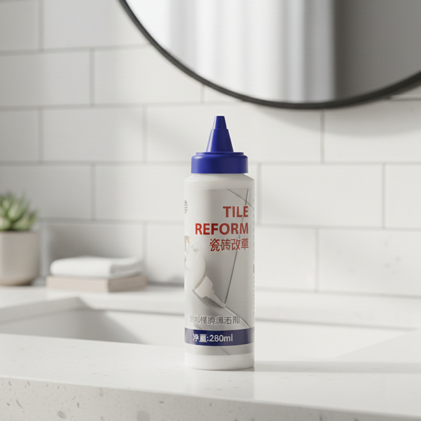 Tile Reform Grout Restorer & Sealer �280ml Large Bottle for Quick Tile Gap Repair