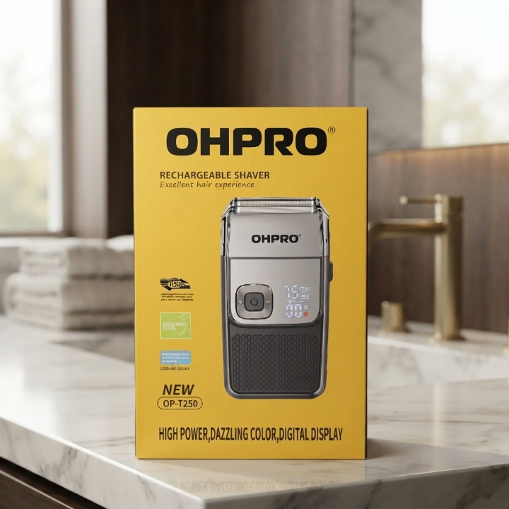 OHPRO OP-T250 Rechargeable Shaver