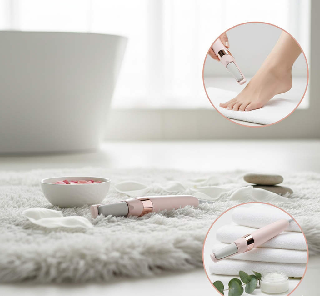 Rechargeable Electric Pedi Foot Filer �Powerful Callus Remover for Cracked Heels & Dead Skin | Smooth, Soft & Salon-Quality Feet at Home