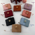 Premium Imported Ladies Check Flap Wallet with