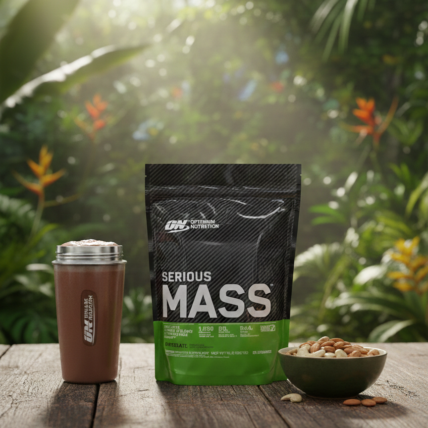 Optimum Nutrition Serious Mass �High-Calorie Chocolate Weight Gainer Protein Powder for Muscle Building, Strength & Healthy Weight Gain -  2lbs
