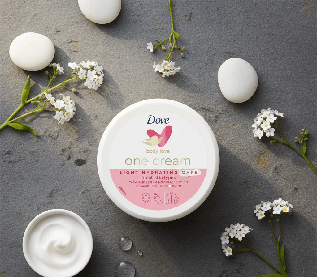 Dove Body Love One Cream �All-in-One Moisturizer for Face, Hands & Body | Deep Hydration, Soft Skin & Nourishing Daily Care ( 250 )gram