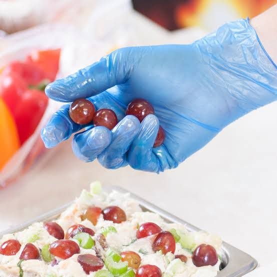 Safety Fine Disposable Nitrile Gloves Powder Free 100 Pcs Box �Durable, Non-Sterile, Latex Free Gloves For Medical, Cleaning, And Industrial Use