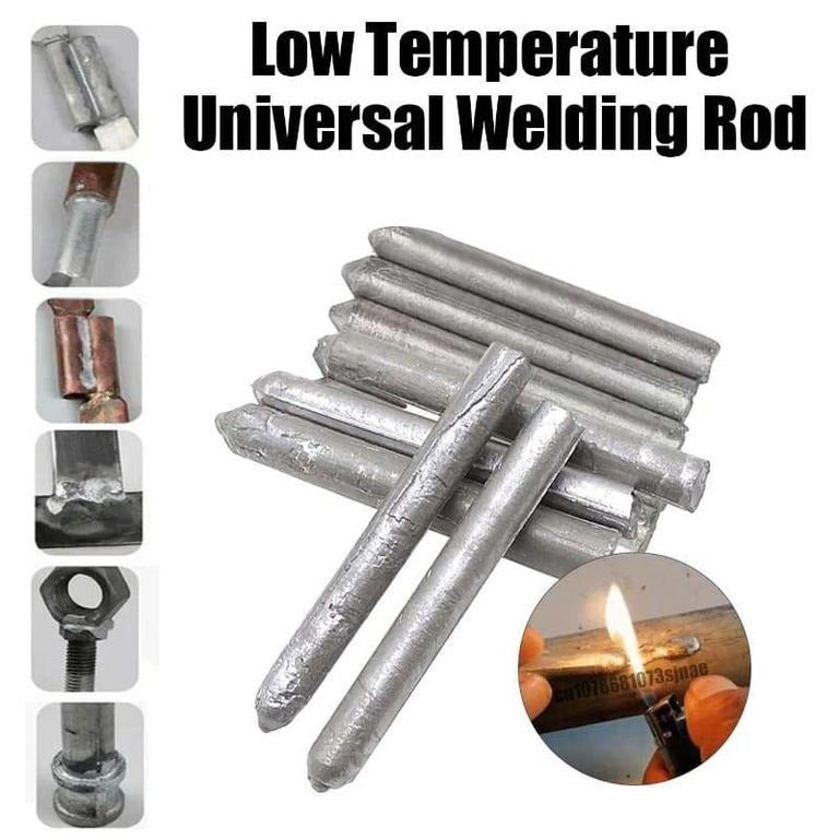 High Strength Low Temperature Aluminum Welding Rods 3 Pcs Set Professional Metal Repair And Brazing Solution