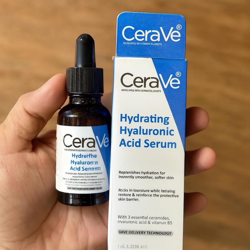 Cerave Hydrating Hyaluronic Acid Serum 30ml �Lightweight Face Serum For Intense Hydration, Smooth Skin Texture, And Long Lasting Moisture Retention
