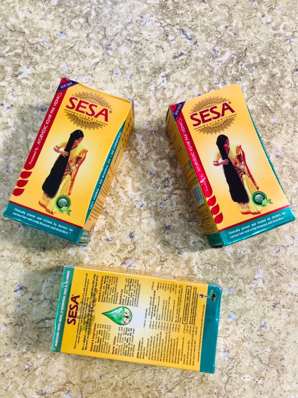 SESA Hair Oil 100ml �Anti Dandruff & Lice | For Hair Growth, Scalp Infection & Stress Relief | Made in India