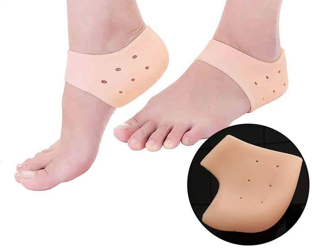 Silicone Anti-Crack Half Heel Socks Set – photo 2