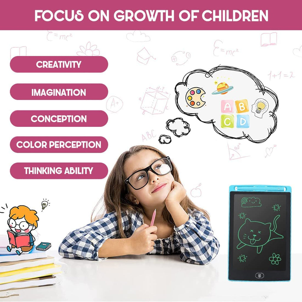 Hardbound LCD Writing Pad 8.5 inch multicolor LCD Tablet