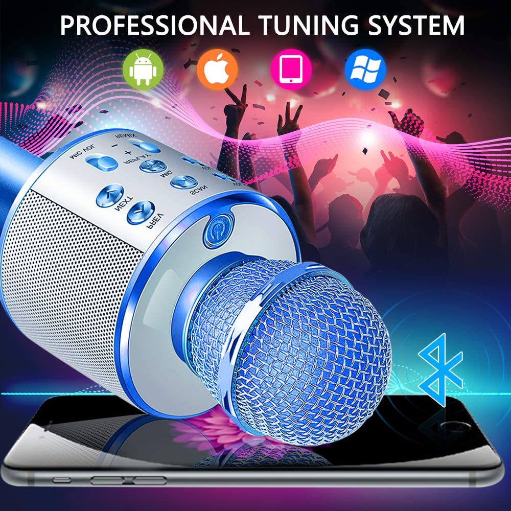 Bluetooth Handheld Karaoke Speaker Player Machine – photo 5