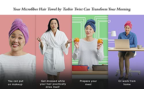 Turbo Twist Towel Hair Towel Wrap For Women