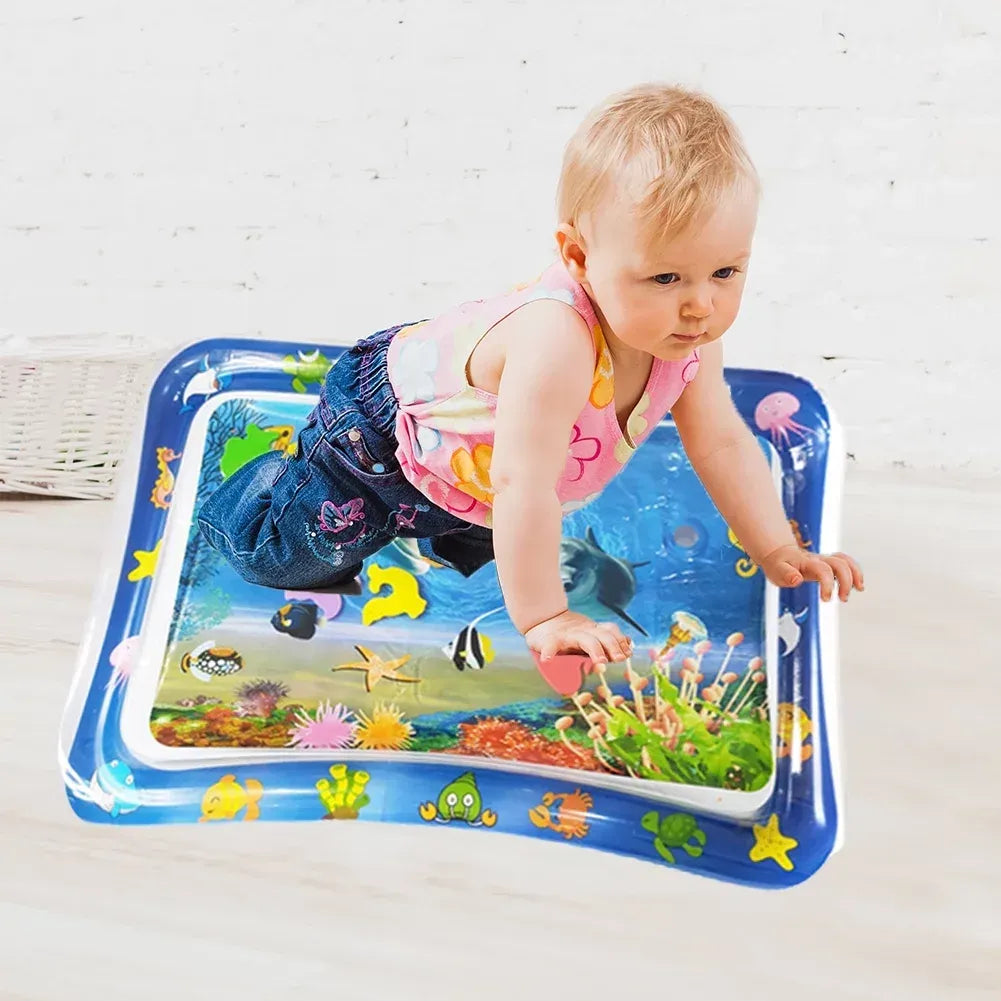 Inflatable Water Play Mat �Premium Baby Toy For Infants & Toddlers, Muscle Strengthening & Sensory Development