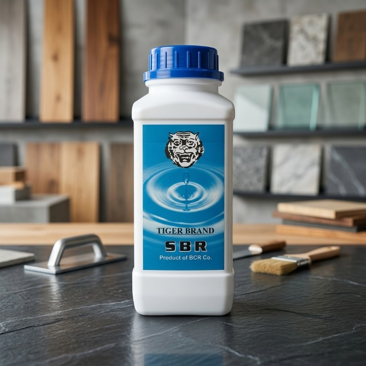 SBR High Quality Tiger Brand Waterproofing Admixture �Strong Bonding Agent for Cement & Concrete