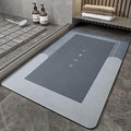 Best Quality Quick-Dry Non-Slip Home Mat �Absorbent, Washable Square Floor Mat for Bathroom, Kitchen &amp; Entryway - Random Color