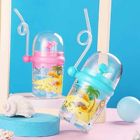 Children Whale Spray Cup Sippy Bottle Cartoon – photo 5