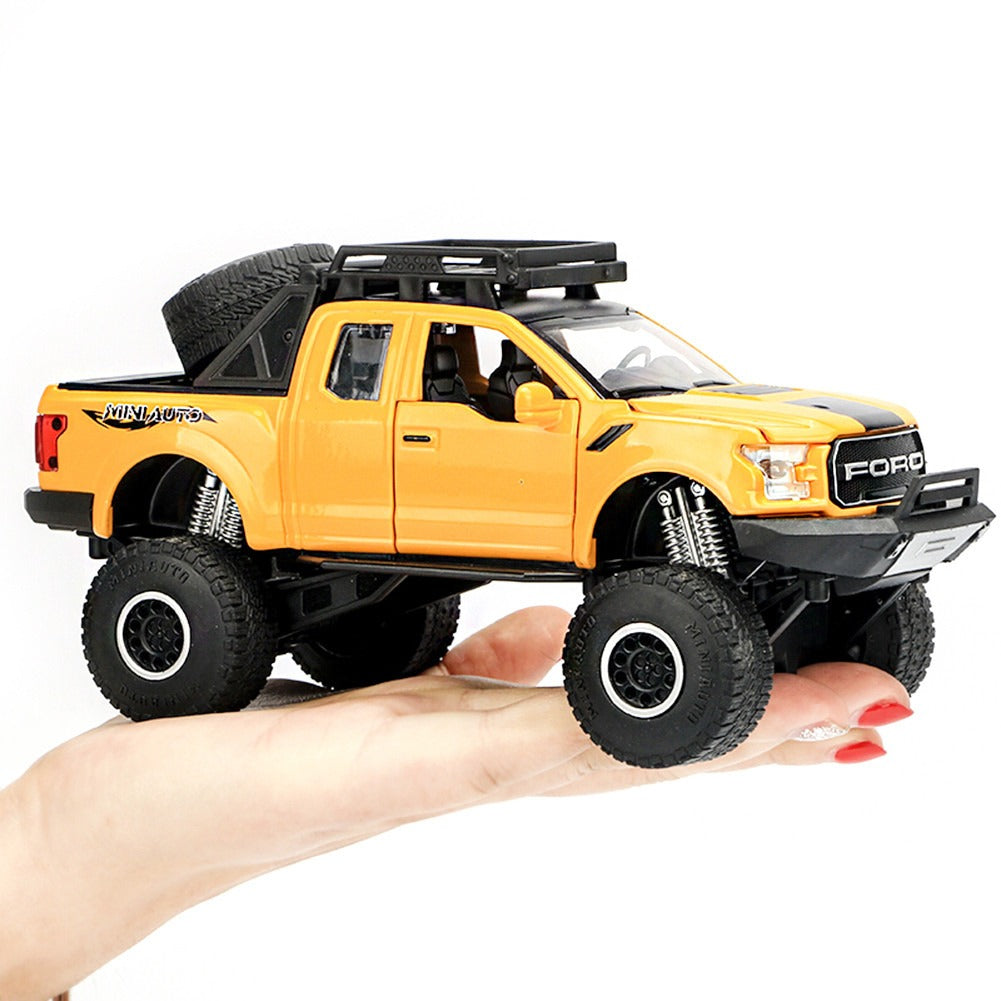 Ford F-150 Raptor Pickup Truck Toy Model With Touch Sensor �Realistic, Durable, And Easy-To-Operate (Random Colors)