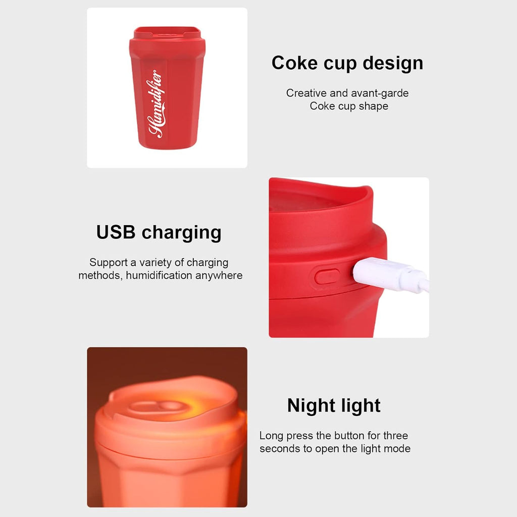 Coke Cup Humidifier Car Home USB Aroma – photo 1