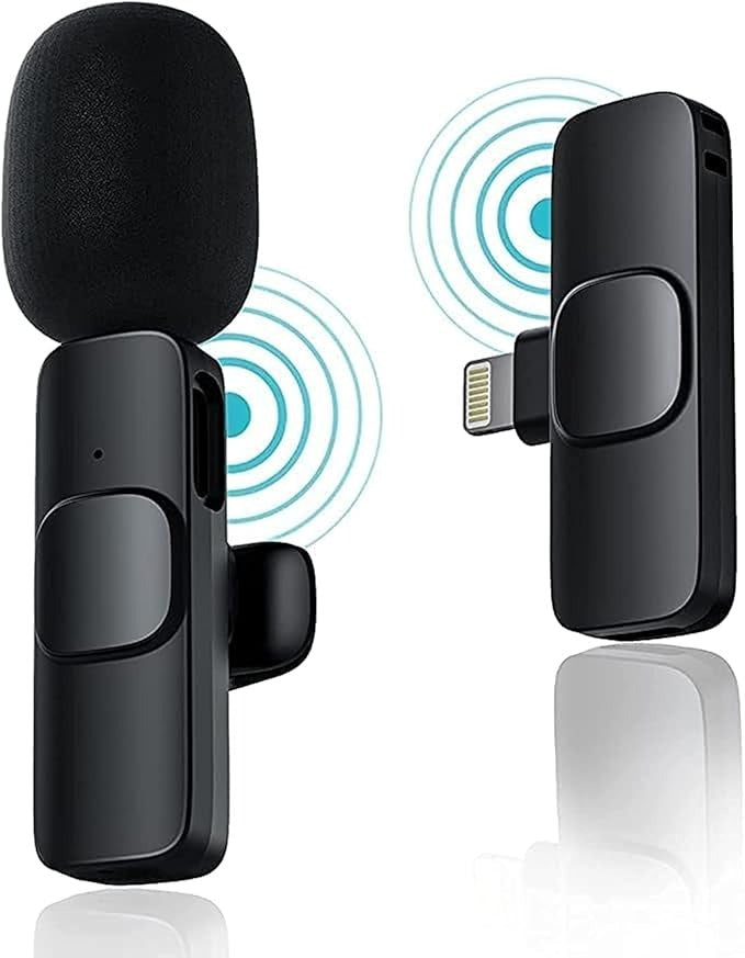 WIRELESS MIC K9 Single Microphone Mic Plug & Play USB Type C Plug Wireless Lavalier Microphone