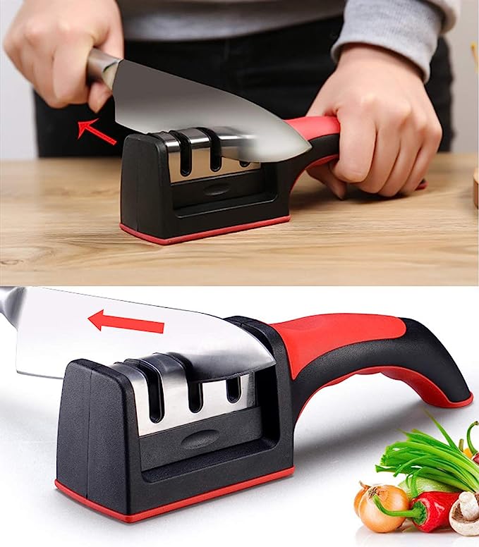 3-in-1 Knife Sharpener With Fruit And Meat – photo 4