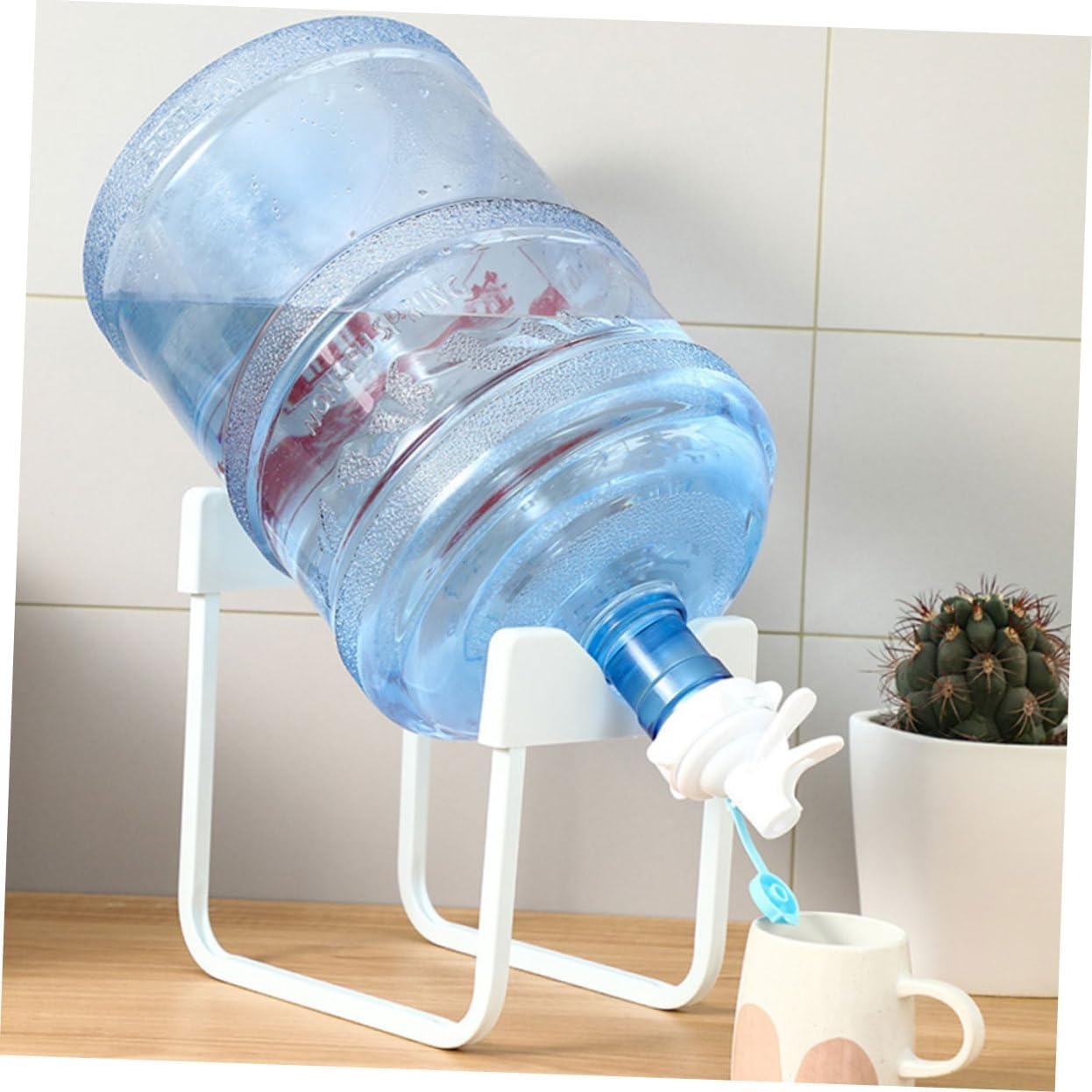 Metal Bottle Stand with Nozzle �Convenient Dispensing, Minimal Mess ( with box &amp; Random Color )