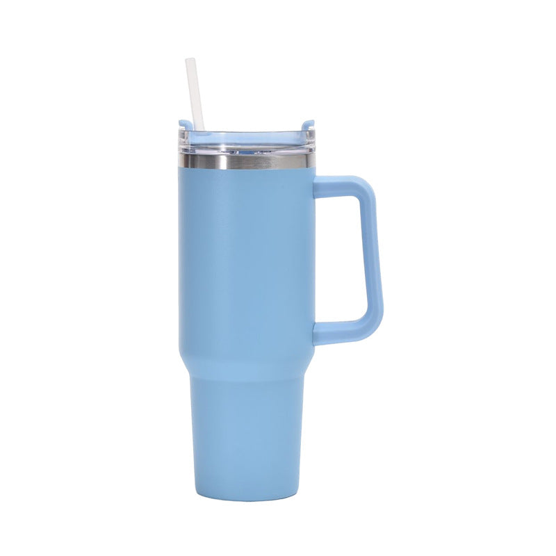Premium Simple Tumbler 40oz �Elegant Stainless Steel Hot & Cold Cup (Random Color)