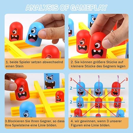 Tic Tac Toe Game, 2 Player Board – photo 1