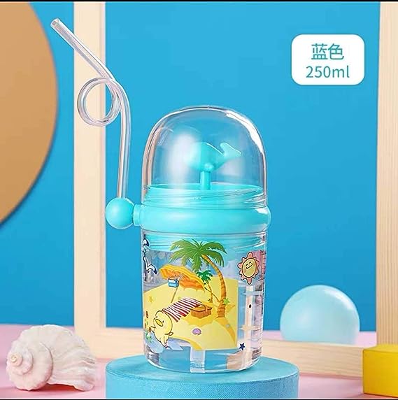 Children Whale Spray Cup Sippy Bottle Cartoon – photo 1