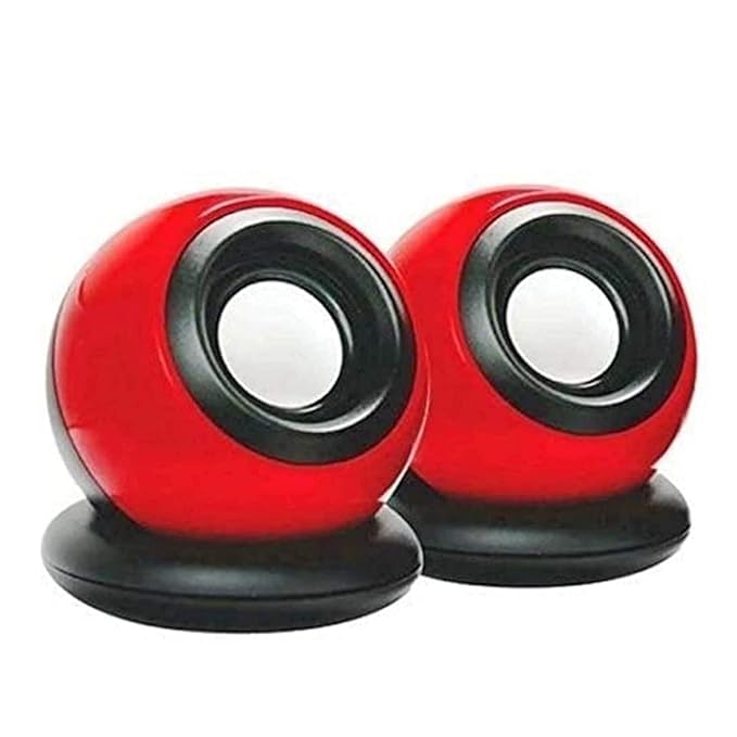 (Pair)  IF-10 USB 2.0 Mini USB Speaker for Laptop and Desktop (random color)