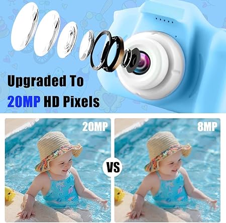 Children Mini Digital Camera Can Take Pictures Video Small Sir Toys | Kids Camera, Digital Video Camera for Kids, Christmas Birthday Gift for Boys &amp; Girls - Random colors