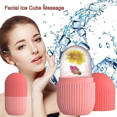 Reusable Facial Ice Roller for Face | Enhance Skin Glow Shrink &amp;Tighten Pores (random color)