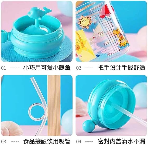 Children Whale Spray Cup Sippy Bottle Cartoon – photo 4