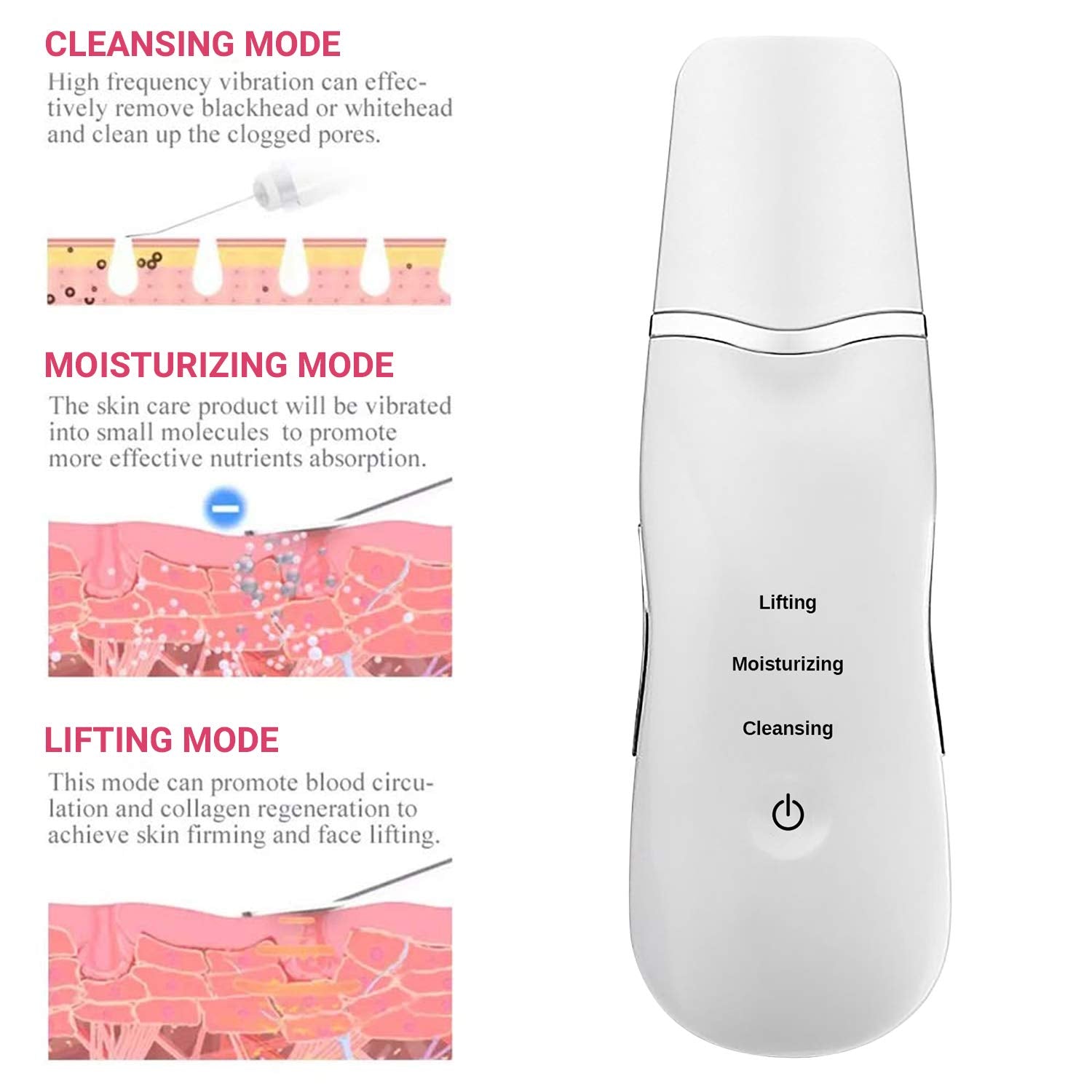 Leather shovel Skin Dirt Blackhead Remover Peeling