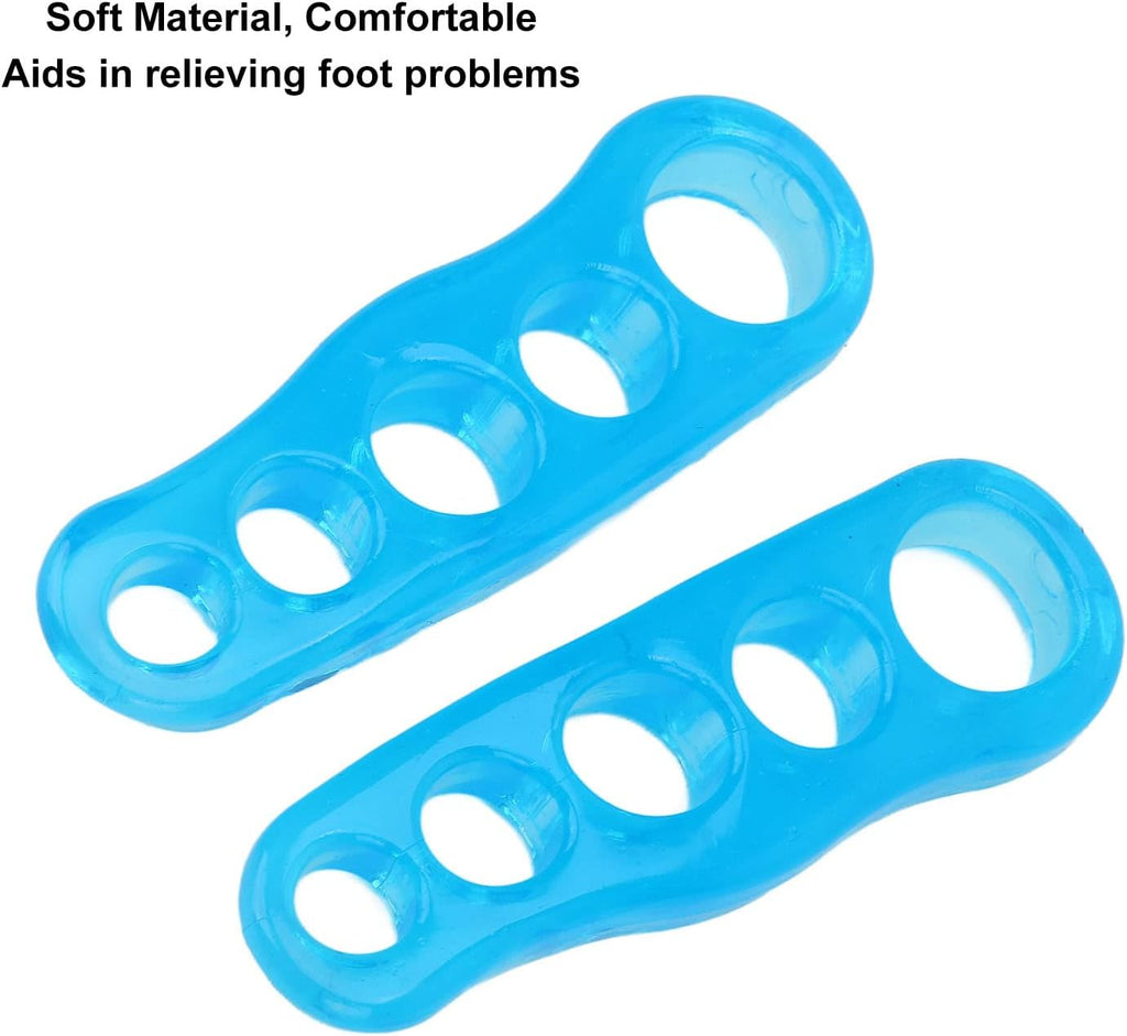 Reusable Gel Toe Separators &amp; Straighteners for Hammer &amp; Overlapping Toes - Unisex ( Random Color )