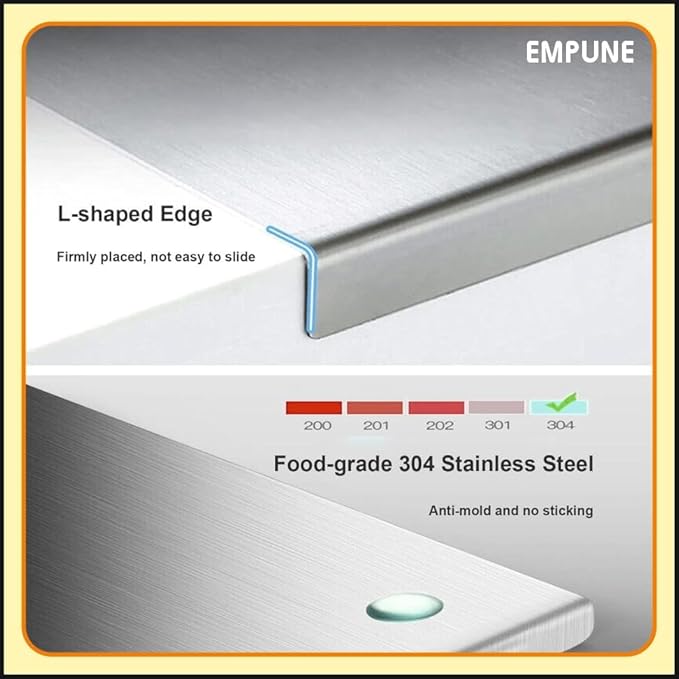 Stainless Steel Cutting Board Durable, hygienic – photo 4