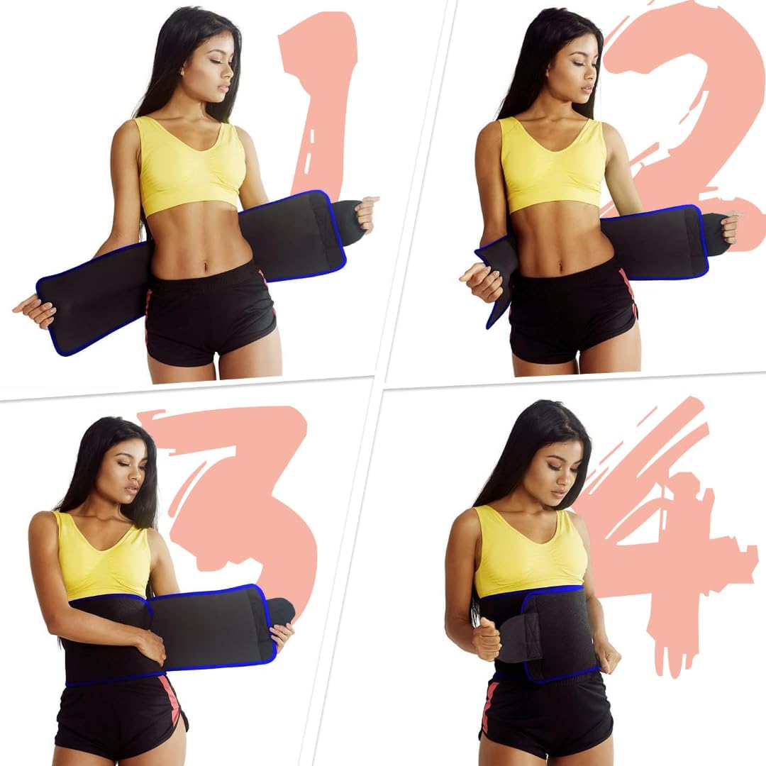 Smart Care SN-2000 Waist Support Belt �Skin-Friendly Compression Belt, Long Free Size ( Random Color )