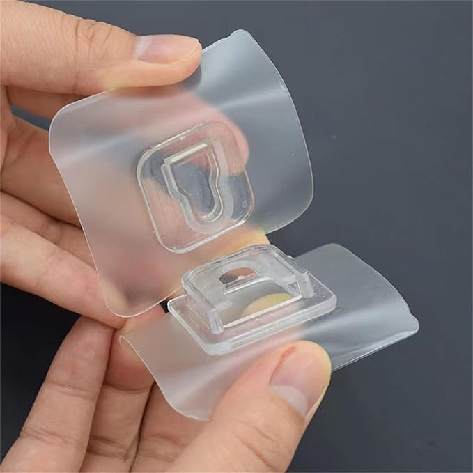 (pack of 10 ) Double Sided Self Adhesive Wall Hooks