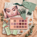 3-in-1 Makeup Combo Set �Blush Stick + 18 Color Eyeshadow Palette + 13 PCS Makeup Brushes Kit