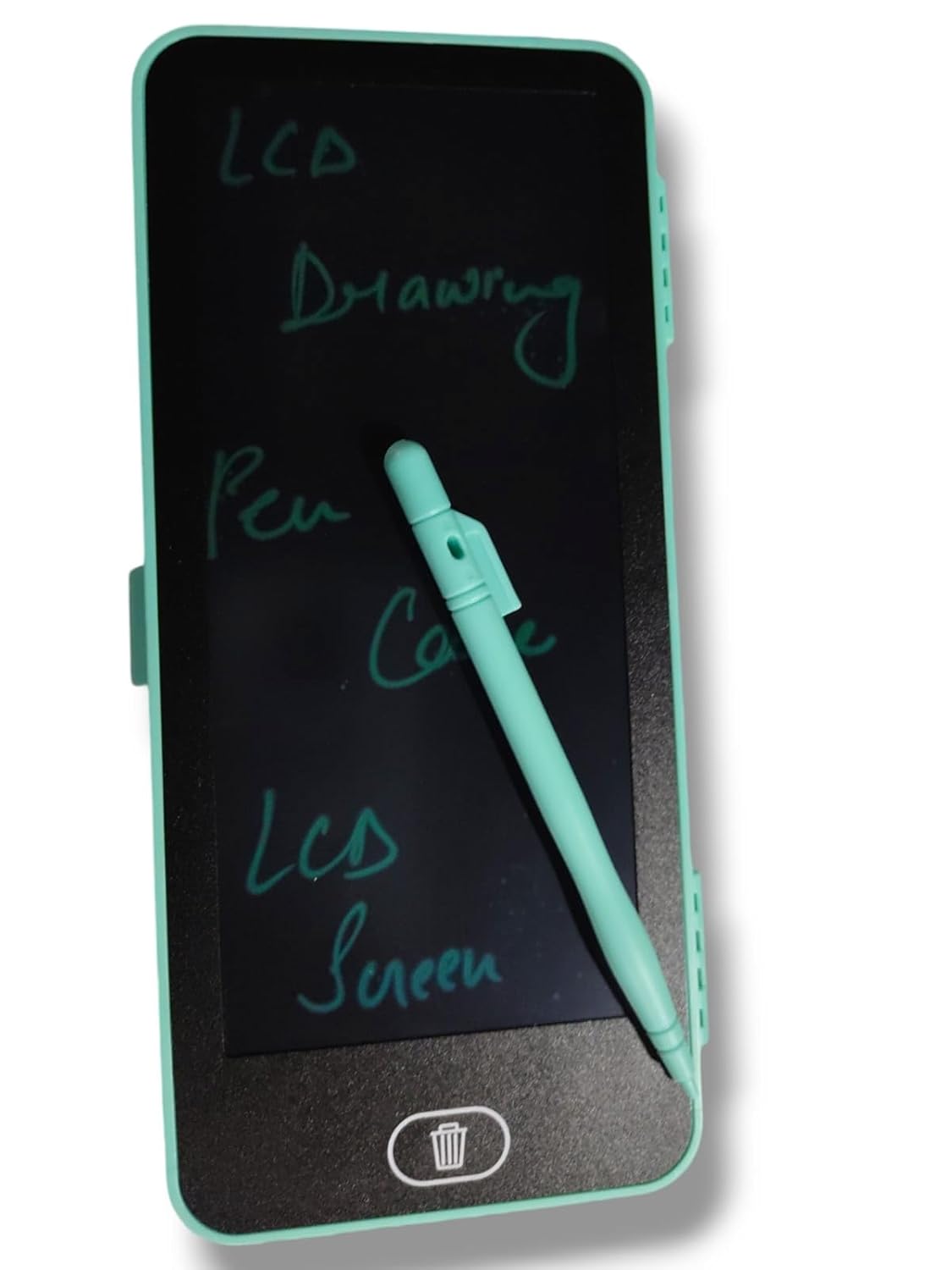 LCD Drawing Pen Case Easy Writing with Eye Protection, Lock Screen, Large Space LCD Drawing Pen Case-One Key Erase (Random Color)