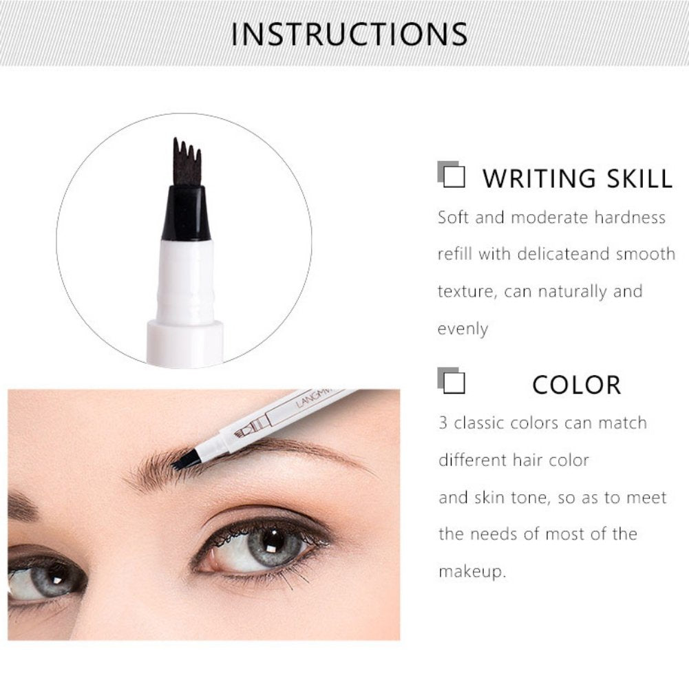 4 Tip Waterproof Eyebrow Pen – photo 2