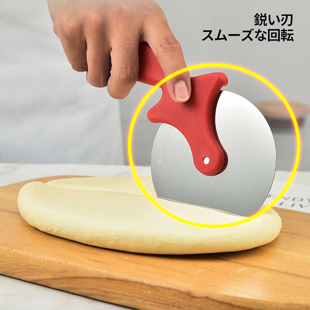 Pizza Cutter, Pizza r Big Size  Cooker Stainless Steel, Commercial Use, Kitchen Helper(random color)
