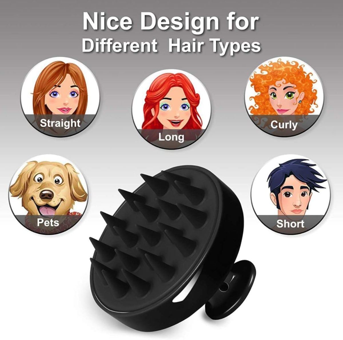 1 Piece Scalp Shampoo Massager Brush – photo 1