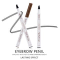 4 Tip Waterproof Eyebrow Pen | Waterproof Tattoo Tint Fine Sketch Liquid Eyebrow Pencil | Creates Natural Makeup Effect