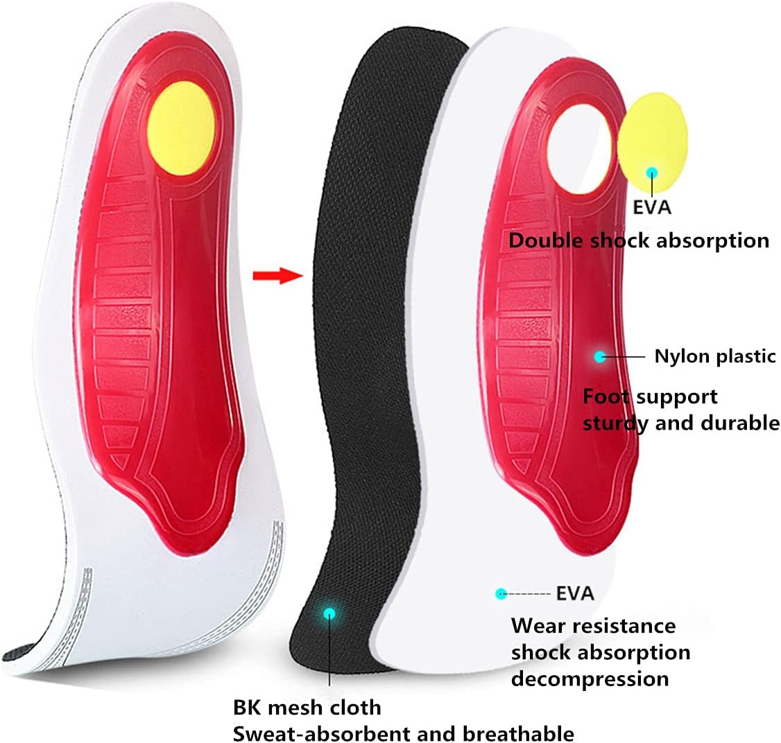 Flat Feet Arch Support Foot Pad Insole Shoe Inserts For Foot Pain Relief for Man &amp; Woman