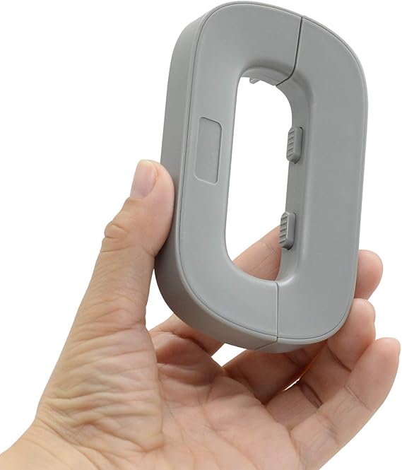 Child Safety Refrigerator Lock �Self-Adhesive Fridge &amp; Freezer Door Lock with Double Safety Button �Easy One-Hand Use
