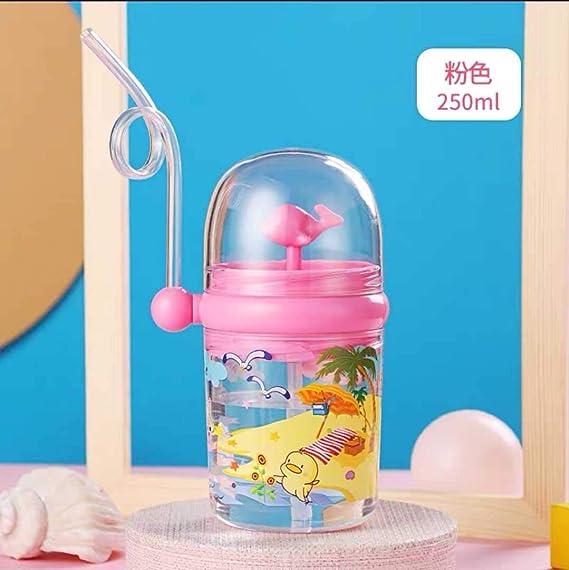 Children Whale Spray Cup Sippy Bottle Cartoon – photo 2