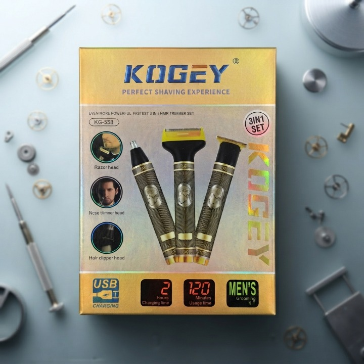 Kogey KG-558 3-In-1 Grooming Kit