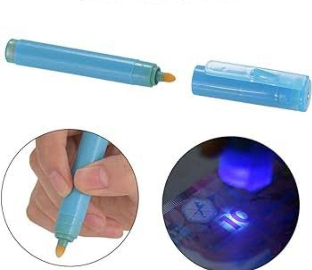 Currency Note Checking Pen | Fake Note Detector Pen | Counterfeit Money Detector Pen For Identifying Real And Fake Notes (Random Color)